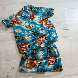 RJC made in Hawaii kids two piece outfit shirt and shorts size‎ 5